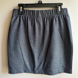 Xhiltration black mini skirt with gold sparkle